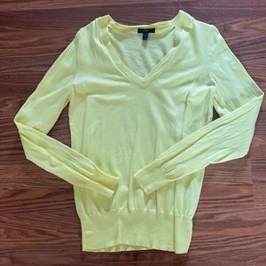 Jcrew long sleeve yellow sweater